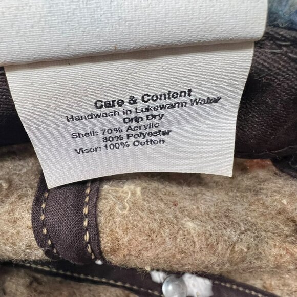 Carhartt Vintage Snapback Hat Cap Aztec Blanket USA Made 80's Distressed Retro - Picture 9 of 11